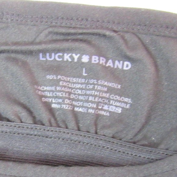 Lucky Brand Women's Graphic Snowflake Strappy Camisole Tank Top Size L - Picture 6 of 8